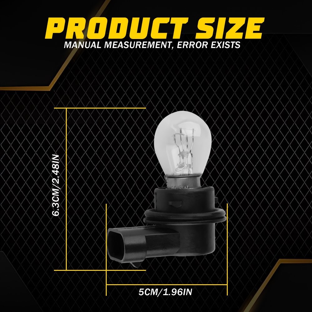 2X Front Left Right Daytime Running Light Bulb & Socket For Jeep Renegade 1.4T