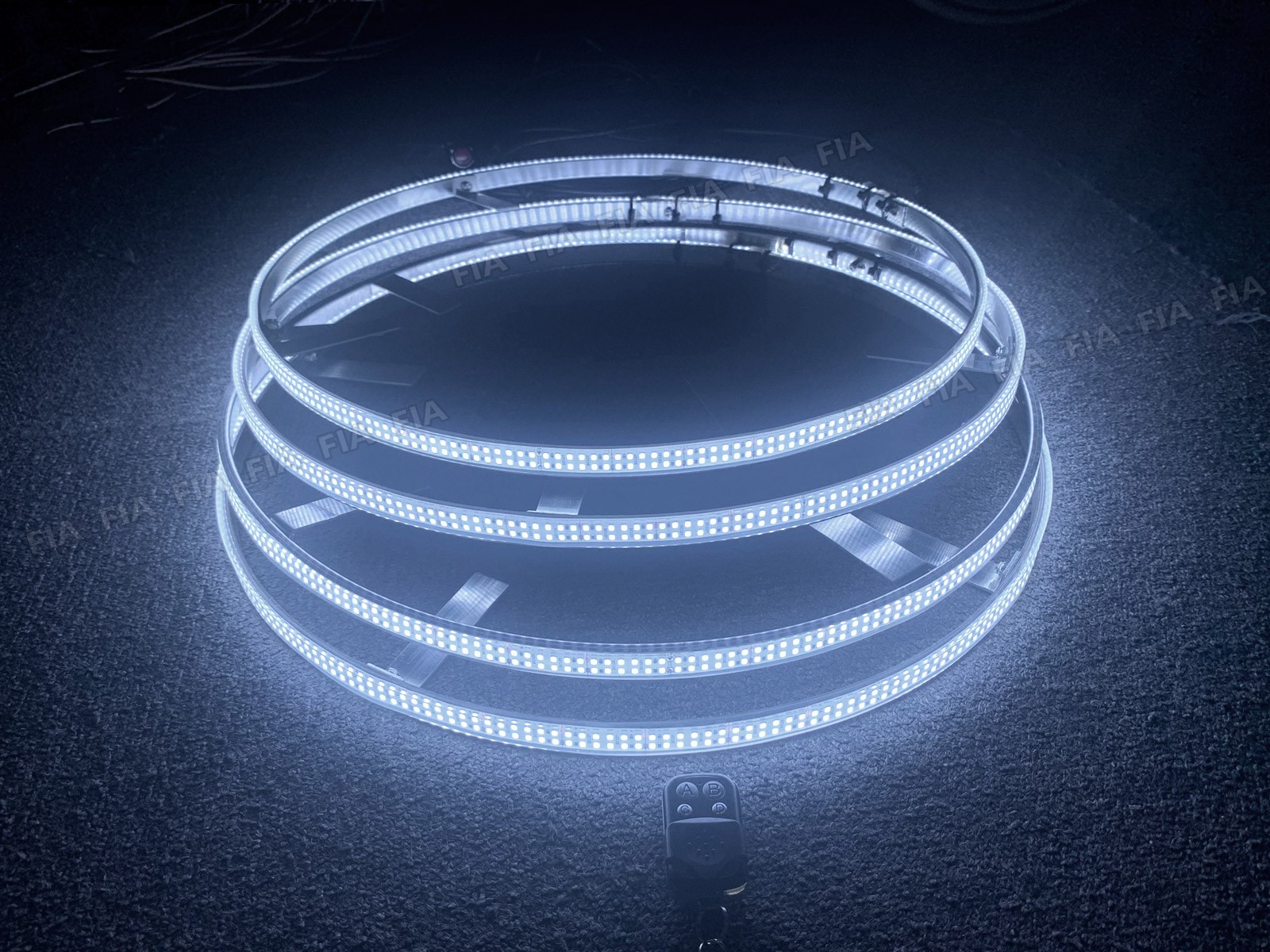2/3/4/5 Row High-density Pure White 15.5“ ~ 17.5“ LED Truck Wheel Rim Lights