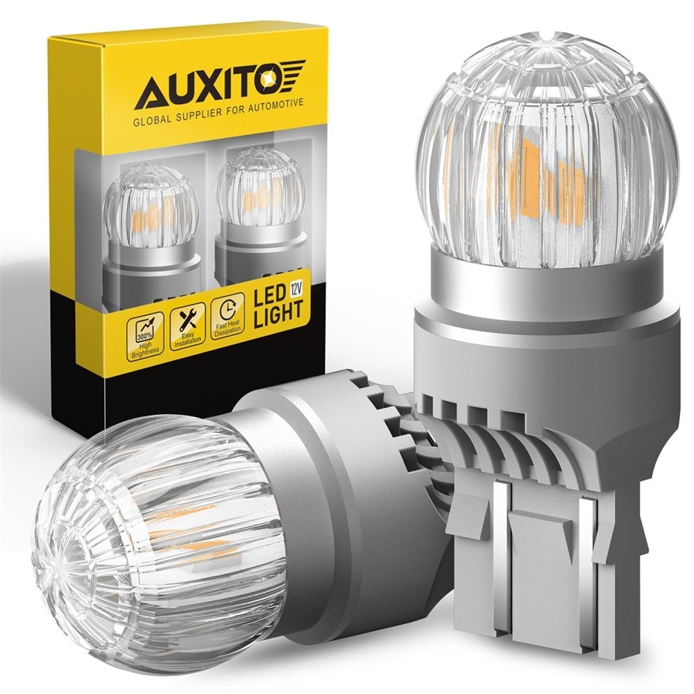 2x 7443 7440 LED Amber Amber indicator signal Lamp DRL Power High Lamp Bulbs