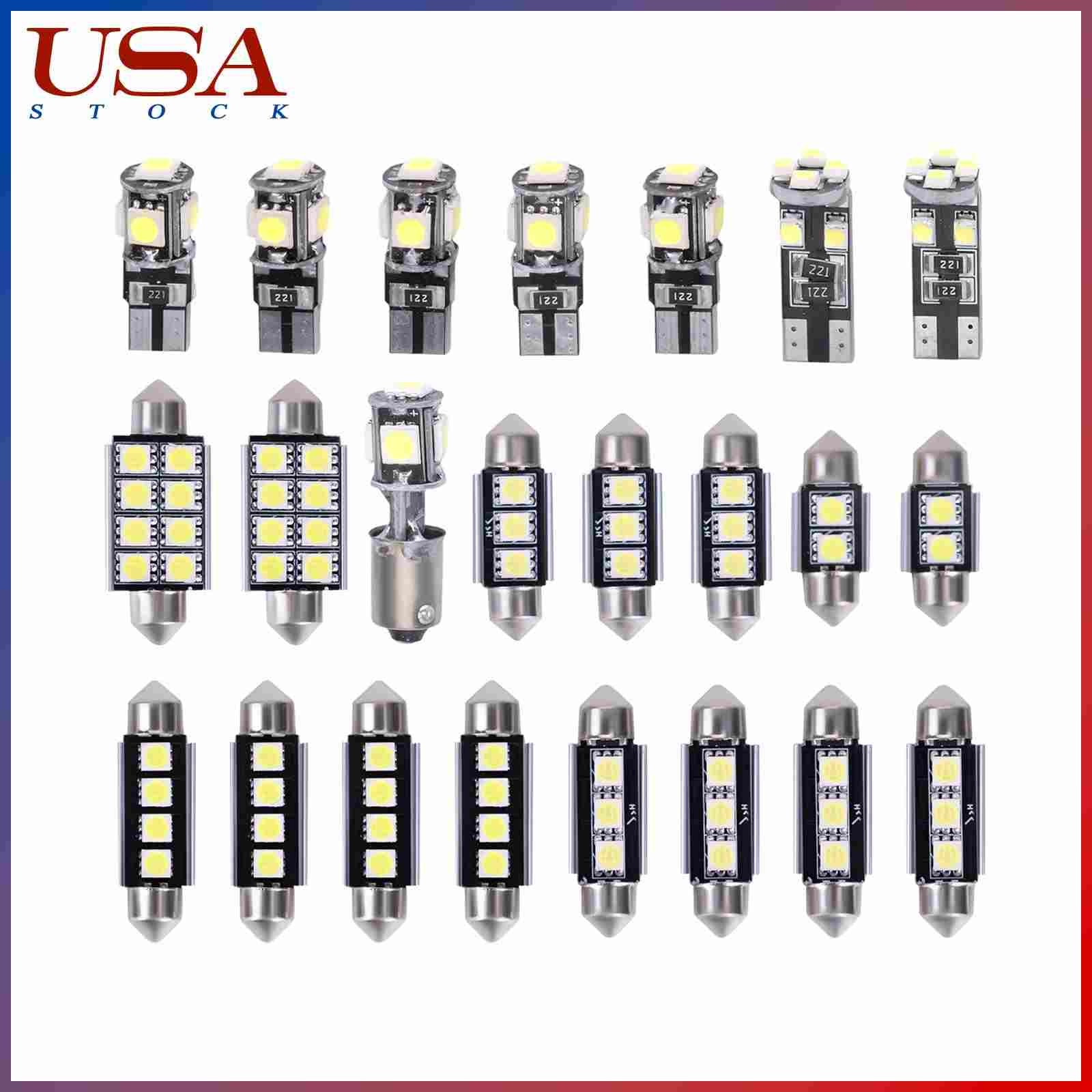 New 23 left right Car Side Marker Lights For 23Pcs LED Car Light Bulb Kit Set