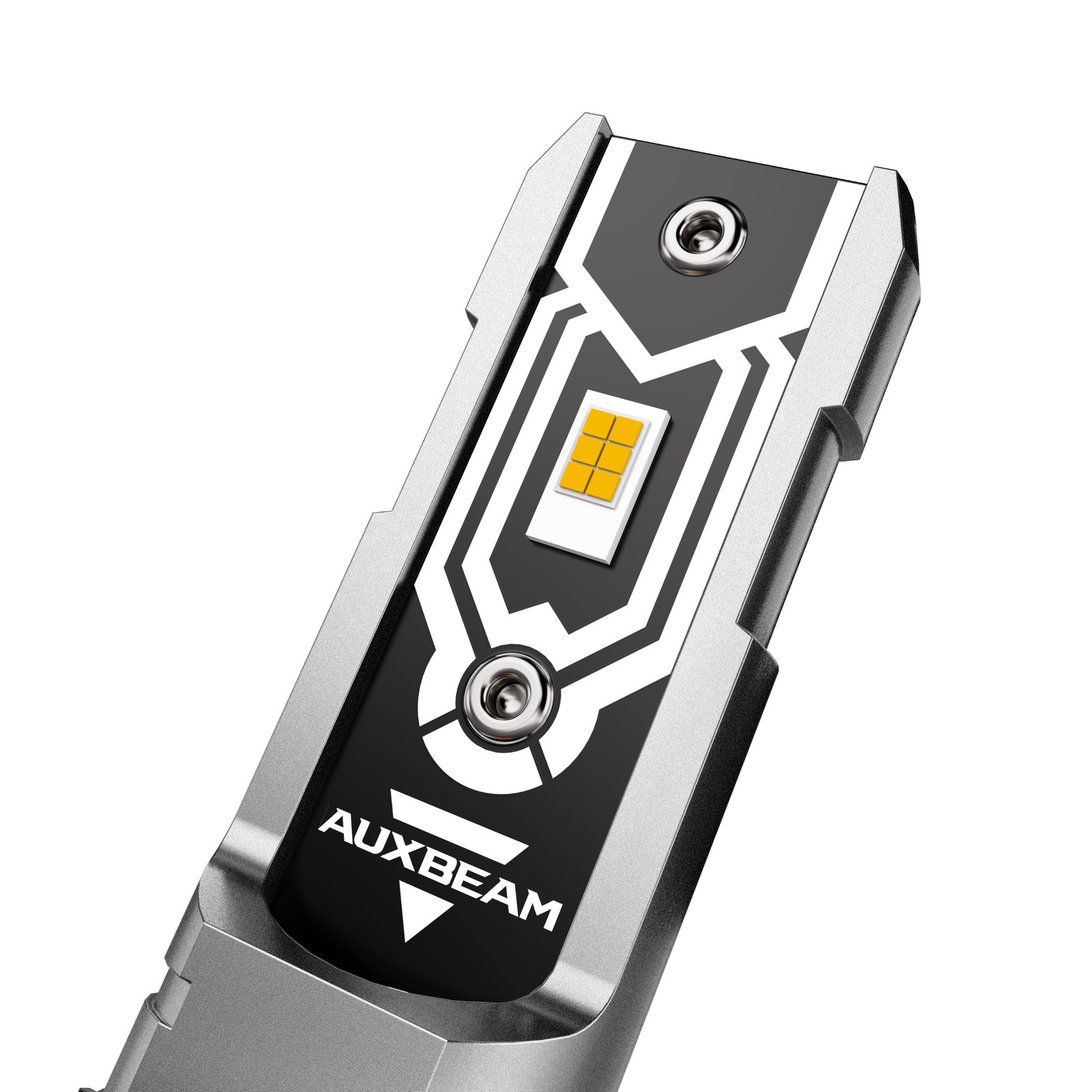 AUXBEAM 9005 LED Headlight Bulbs Super Bright 6000K White High Beam 120W 25000LM