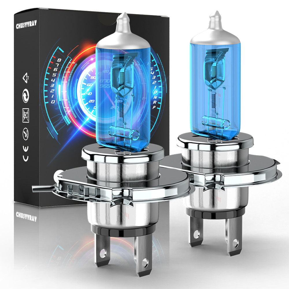 Xenon Halogen White H4 Headlight Lights Bulbs fit Yamaha YZF R1 1998-2003