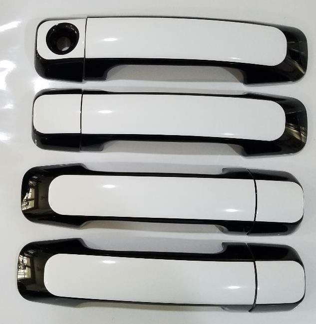 Custom Black OR Chrome Door Handle Covers 2007-2021 Toyota Tundra YOU PICK CLR