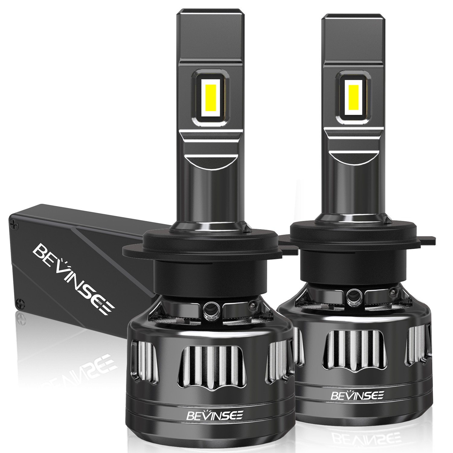 2x H7 LED Headlight Bulbs 120W 6000K Super Bright For Hyundai Veracruz 2007-2012