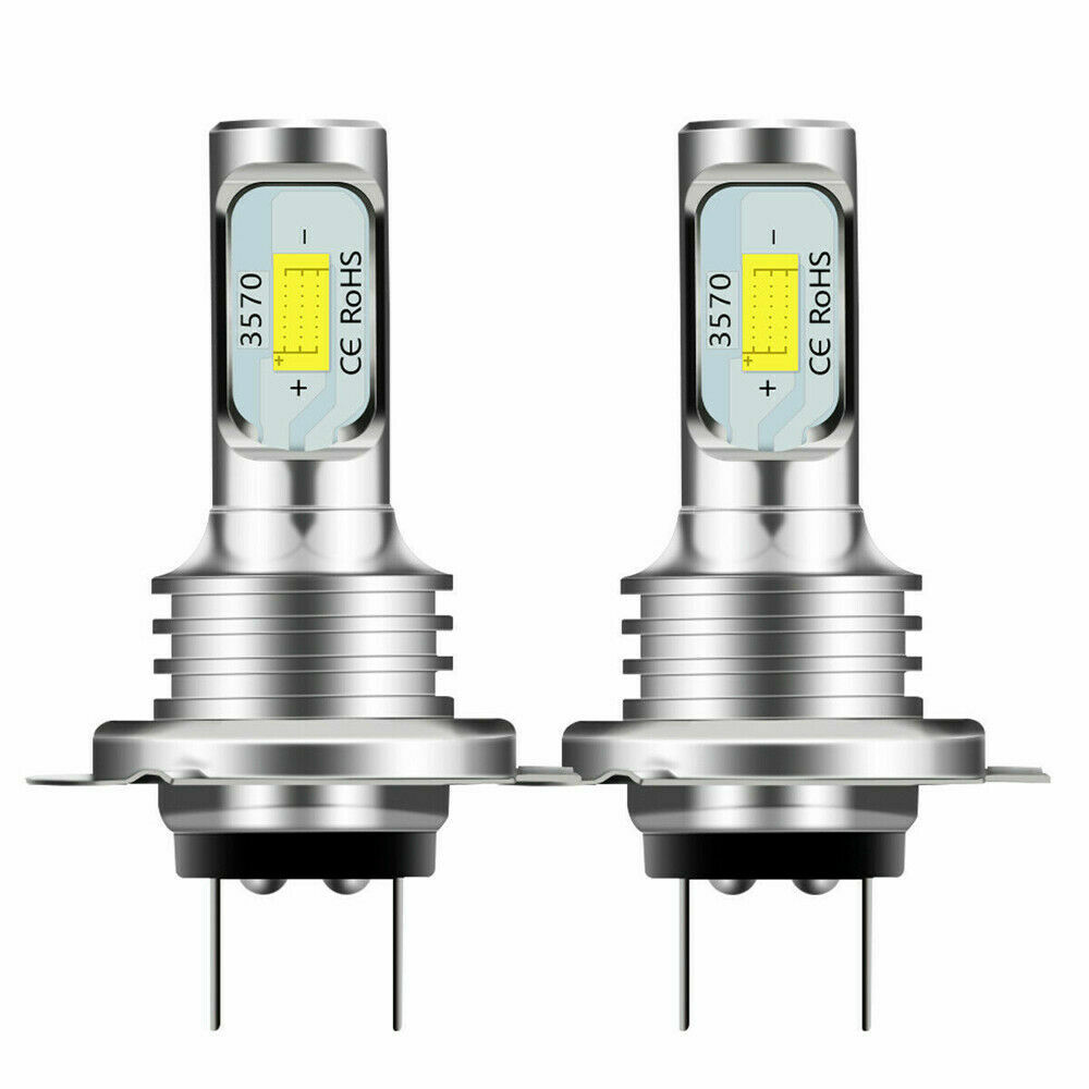 H7 Canbus LED Headlight Bulb High Low Beam Fog Light 100W 10000LM Bright 2pcs