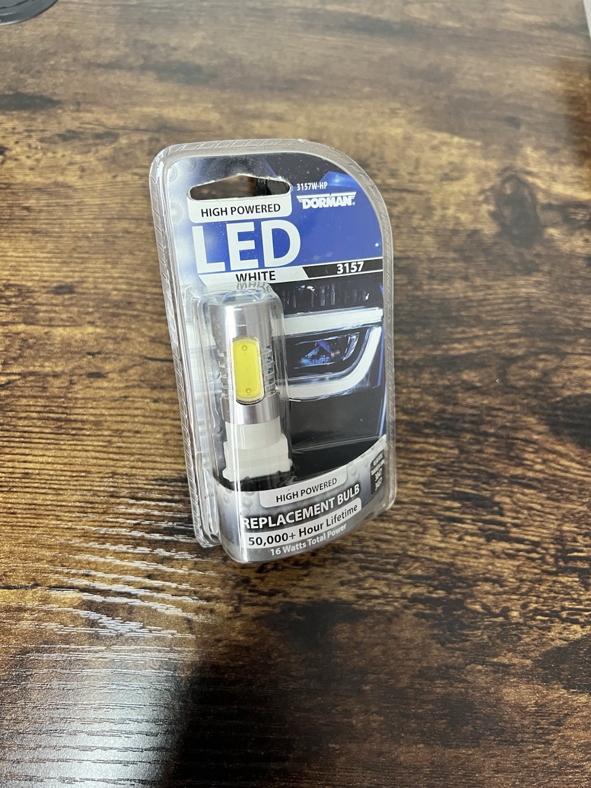 Dorman 1157W-HP High-Powered 16W LED Tail Light Bulb 50,000+ Hour Lifetime NEW