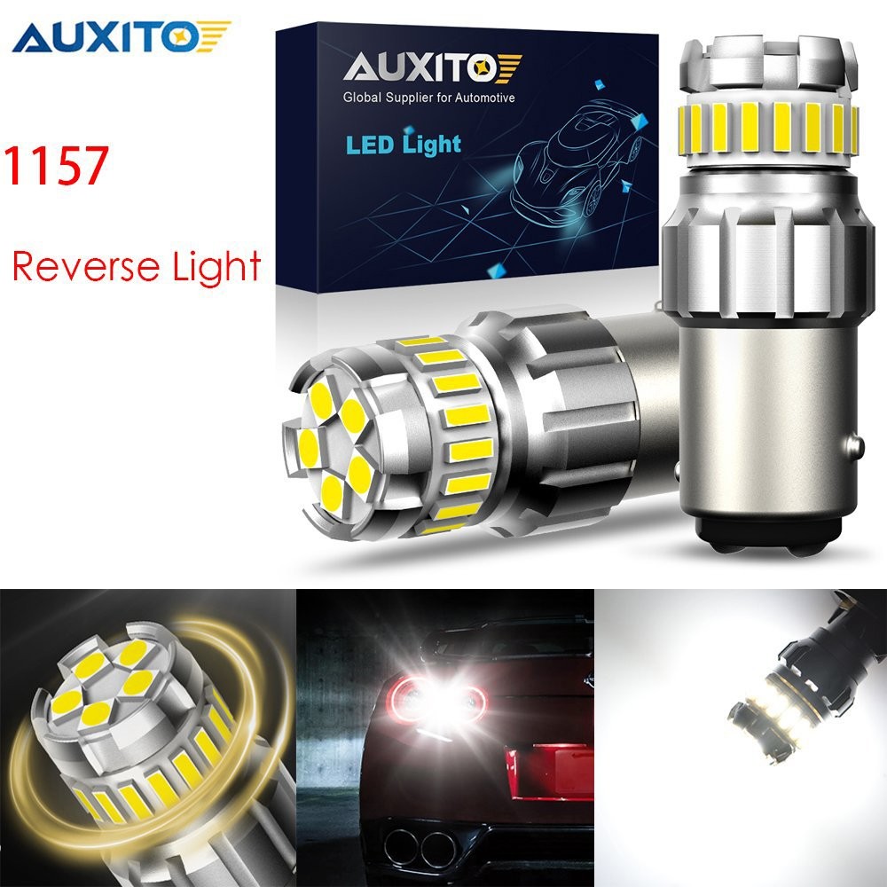 AUXITO 1157 2057 LED Turn Signal Reverse Brake Parking Bulb Light WhiteO