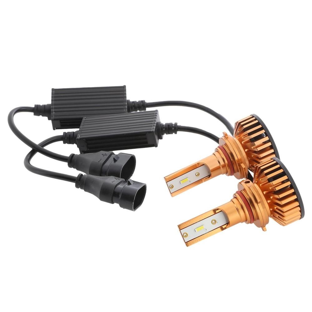 AUXBEAM 9005 H11 LED Bulbs Headlight Combo High Low Beam Super White Bright 2SET