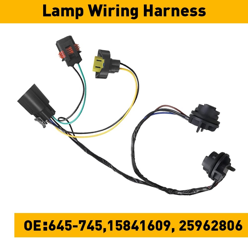 25962806 Headlight Harness Wiring 2007-13 Fit Chevrolet 1500 Silverado 2500 3500