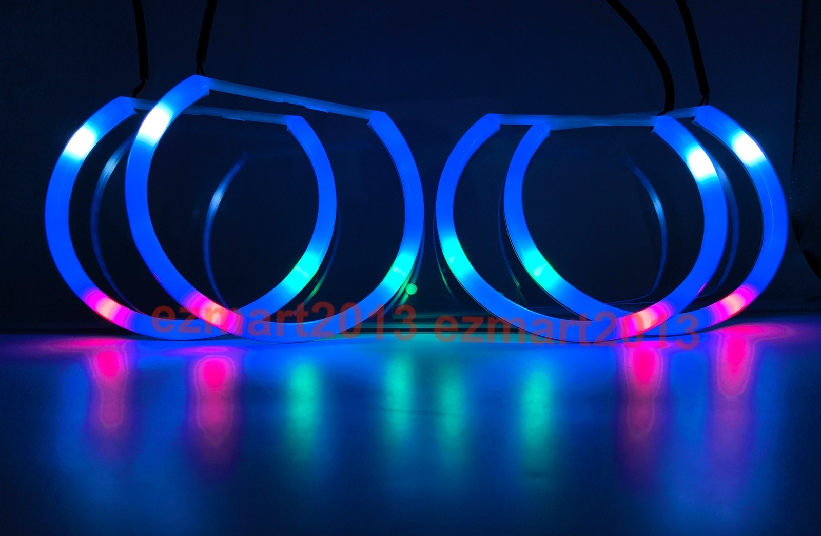 Dream color Flow series Chasing SRGB halor with Turn Signal Flash DRL Blue tooth
