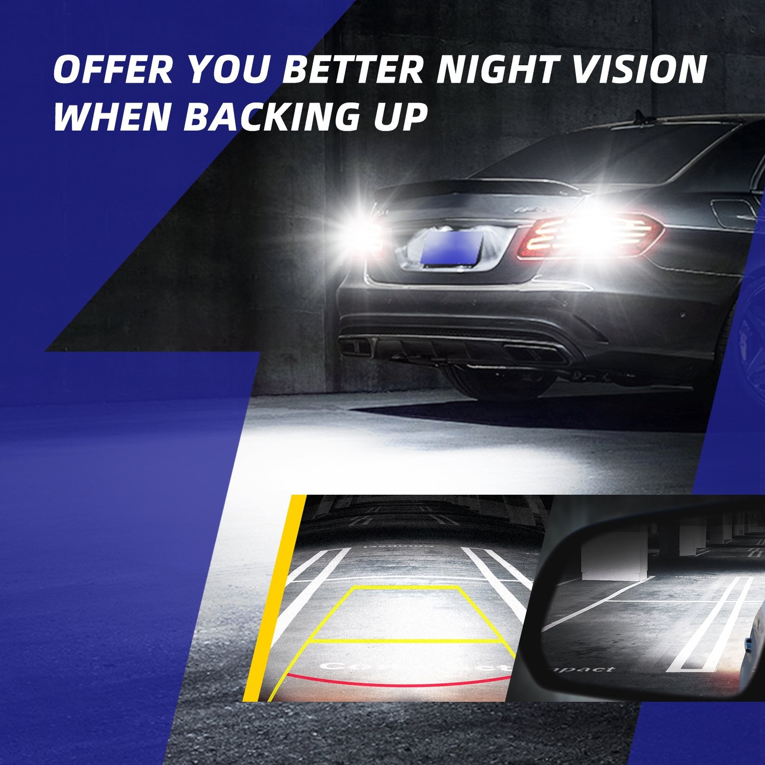 2025 LED Reverse Backup Light Bulbs T15 912 921 Extremely Super Bright White SL2