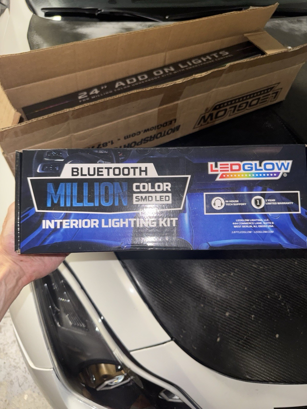 LEDGLOW Interior and Exterior LED Kit + Interior Module to Control Everything