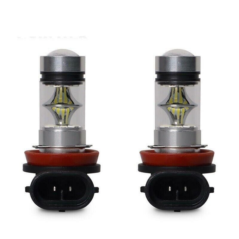 IRONAWLLS H11 100W 6000K LED Headlight Fog Light Projector for Audi Q7 2010-2015