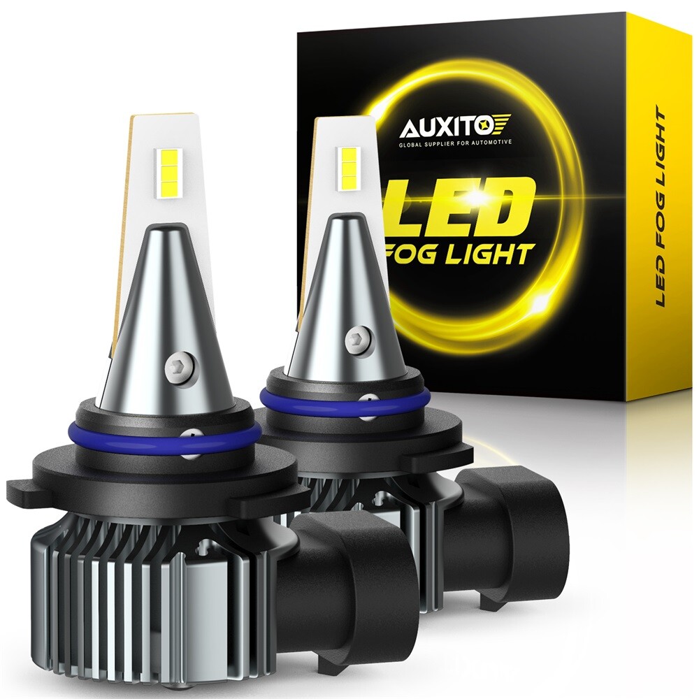 AUXITO 9006 LED Fog Light Kit Combo High Bulb Power Low Beam Super White 6500K