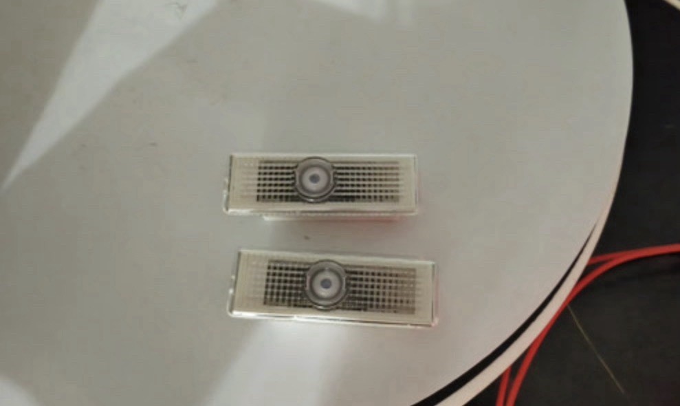 Genuine BMW 50 Years M LED Door Light 1 2 3 4 5 6 7 8 X1 X2 X3 X4 COMES SET OF 4