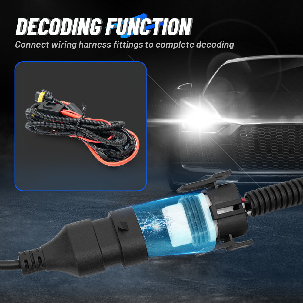 H11 9005 LED Headlight Super Bright Bulbs Kit 6500K White 330000LM High/Low Beam