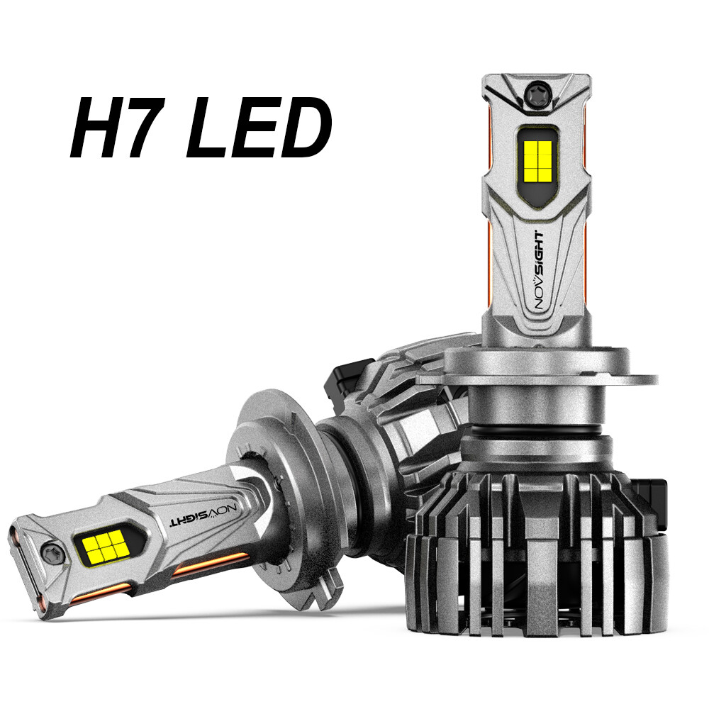2PCS NOVSIGHT H11 30000LM LED headlight bulbs conversion kit high/low beam 140W