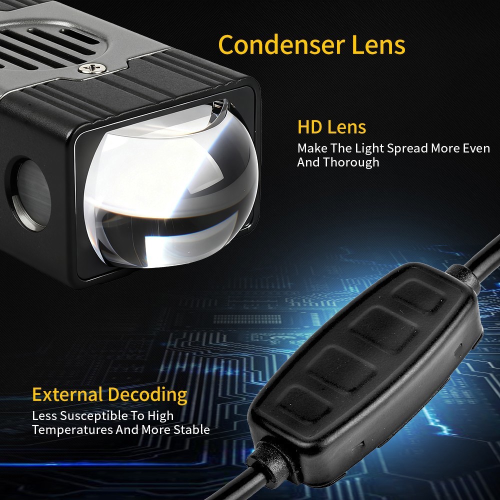 2PC 160W Grile LED Light Pods Car Front Headlight Motorcycle ATV UTV Fog Offroad
