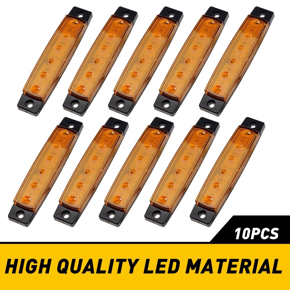 20 Pods LED Rock Lights Underglow Car Truck Bed Lighting Neon Light Decor Yellow