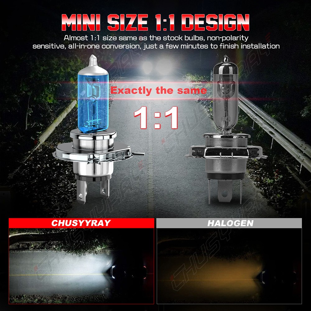 Xenon Halogen White H4 Headlight Lights Bulbs fit Yamaha YZF R1 1998-2003