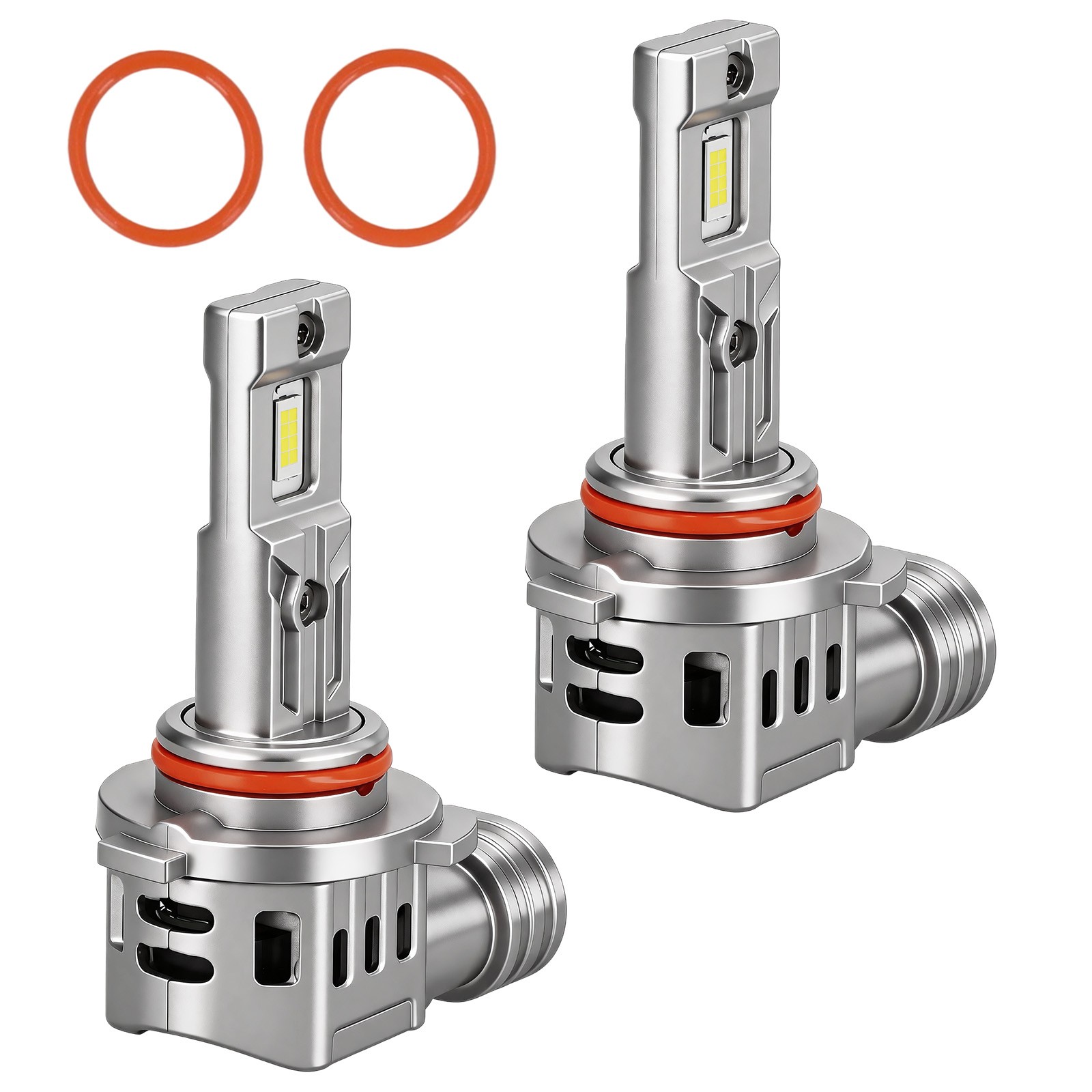 28W 28000LM LED Light Bulbs Halogen 1:1 Design Aluminum Body 2Pcs High Beam