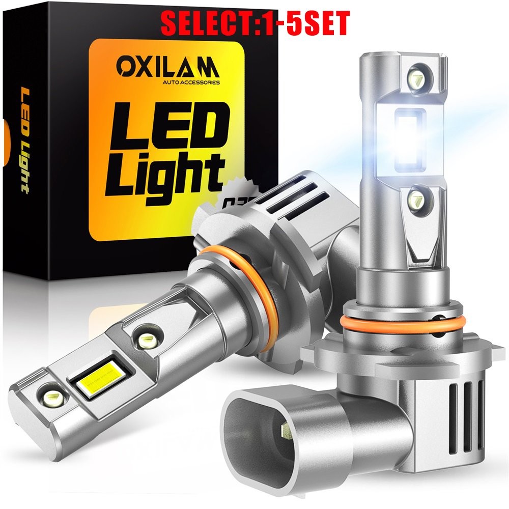 OXILAM Q36 9005 HB3 LED Headlight Bulbs 100W High Beam 6500K Bright White 2-10X