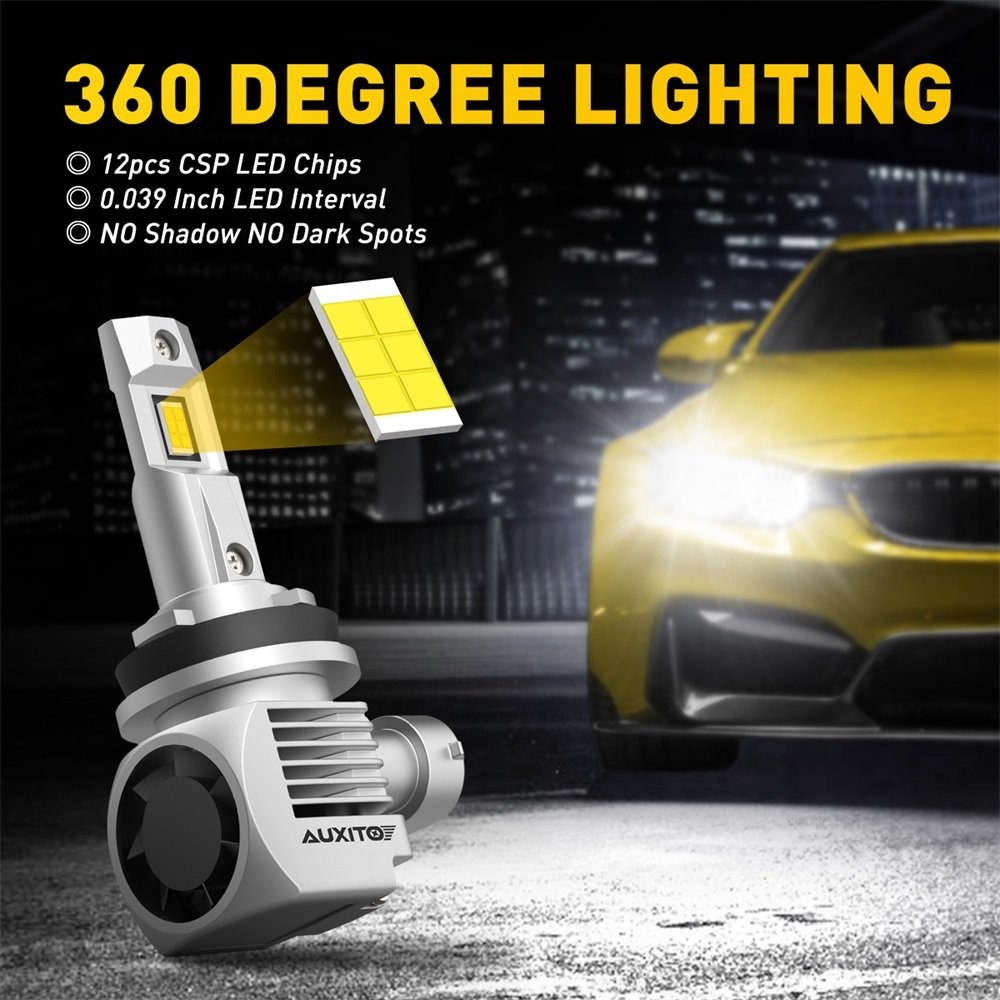 H9 H11 20000LM LED Headlight Kit High Low Beam Bulbs for Buick Verano 2012- 2/4X