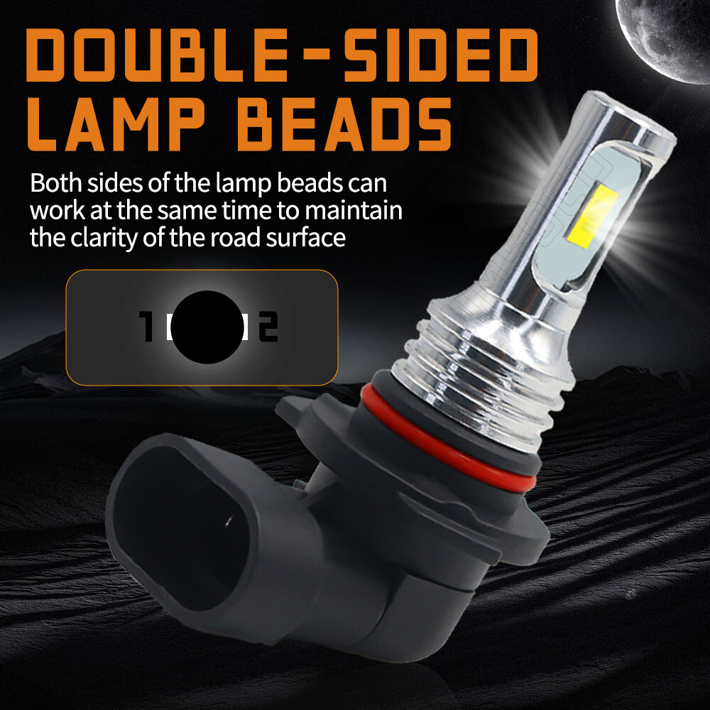 H11 9005 LED Headlight Super Bright Bulbs Kit 8000K White 330000LM High/Low Beam