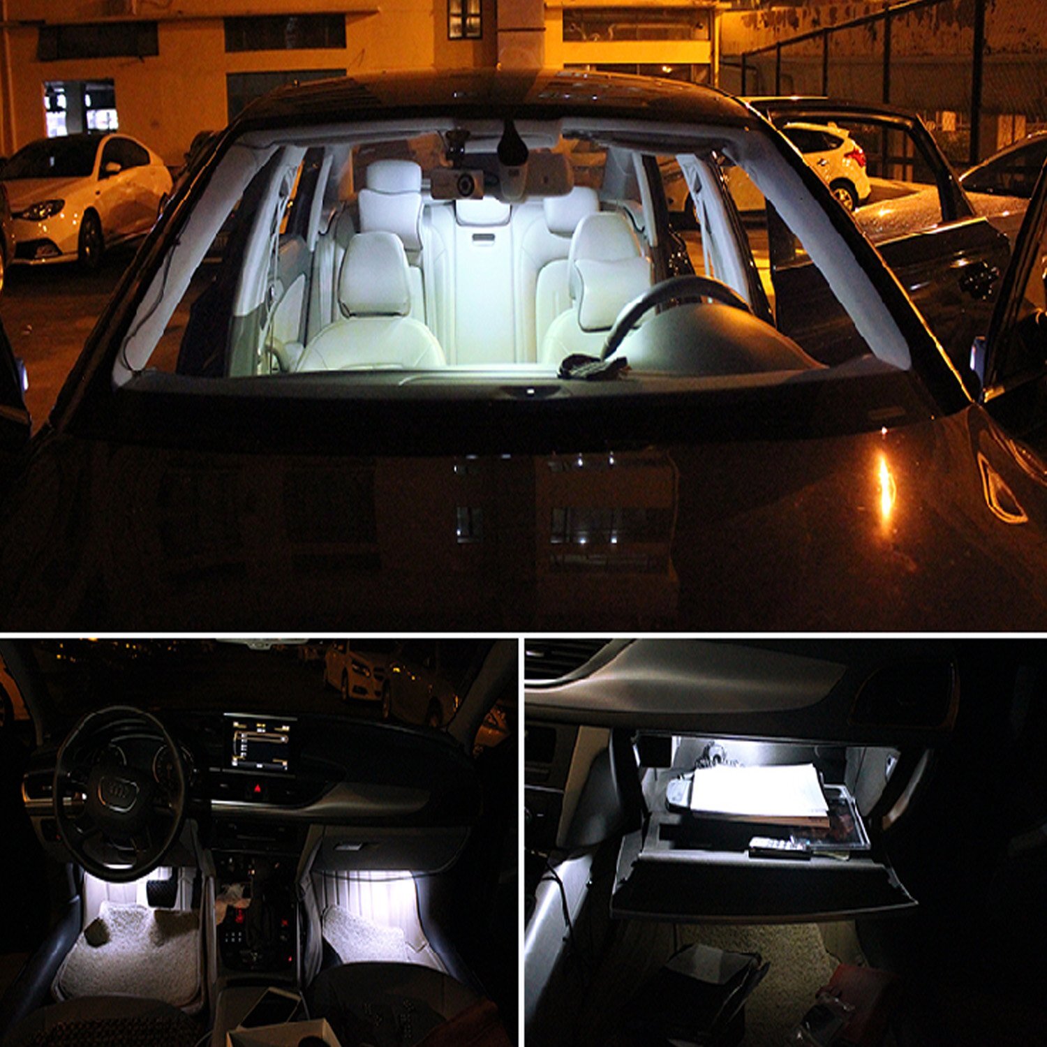 10X Super White T10/921/194/2825/158 RV Trailer LED Interior Dome Map Light Bulb