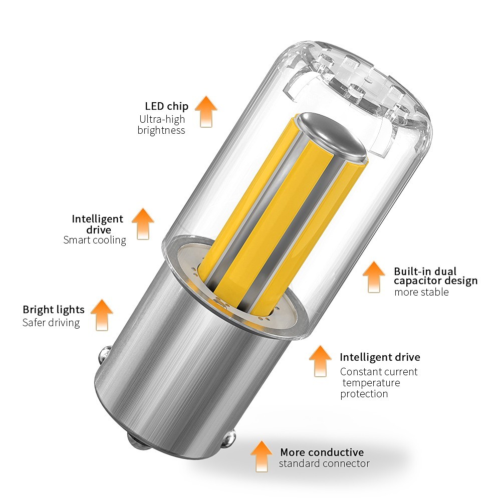 OPRAH LED Turn Signal Light Bulb Anti Hyper Flash 3156/3157/7440/7443/1156/1157