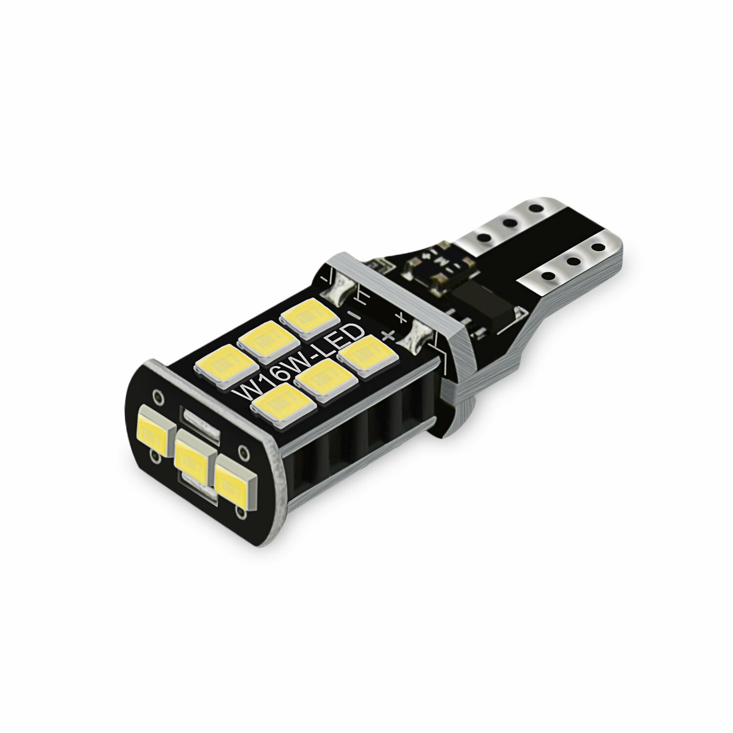 2x Super Bright 2400LM T15 921 912 W16W LED Tail Backup Reverse Light Bulb 6500K