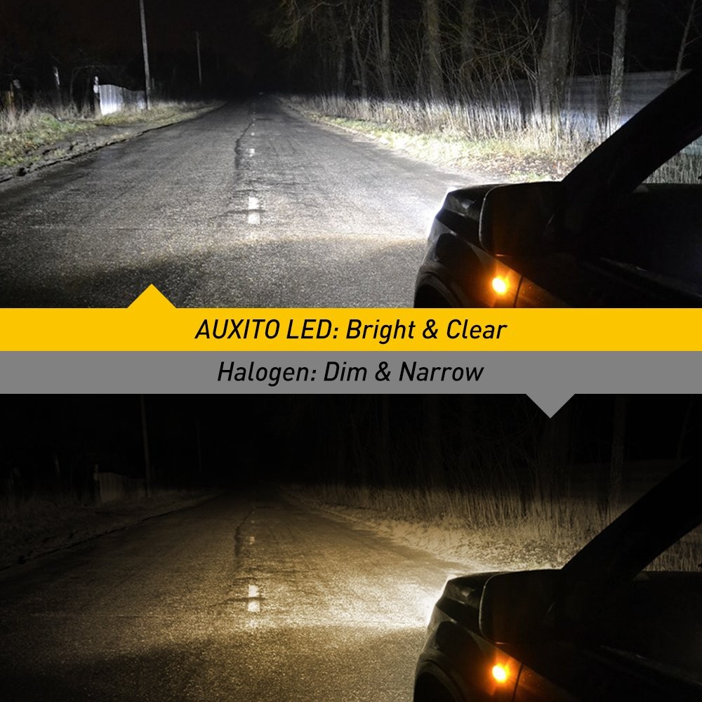 AUXITO 9005 LED Headlight Bulb Conversion Kit High Beam White Bright Super 6000K