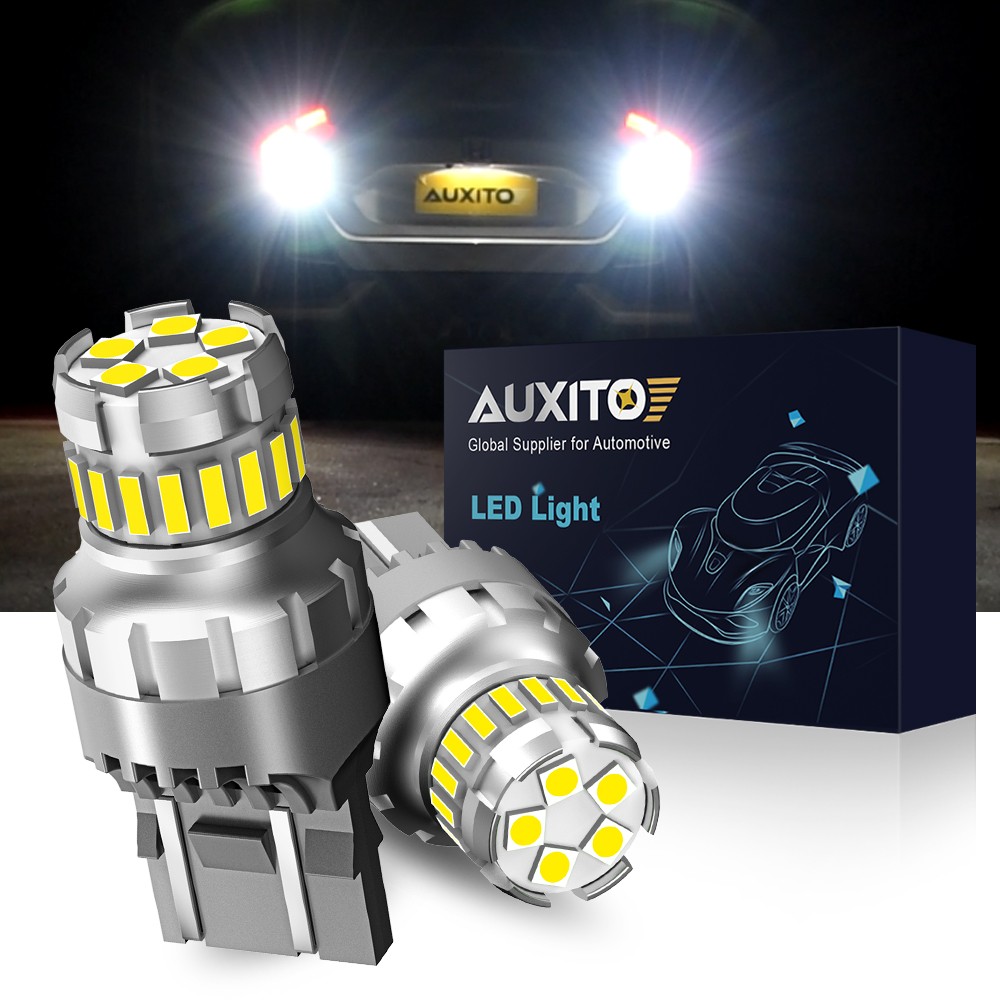 AUXITO 7440 7441 Cool White LED Backup Reverse Lights 6500K 2400LM SMD Bulb Lamp