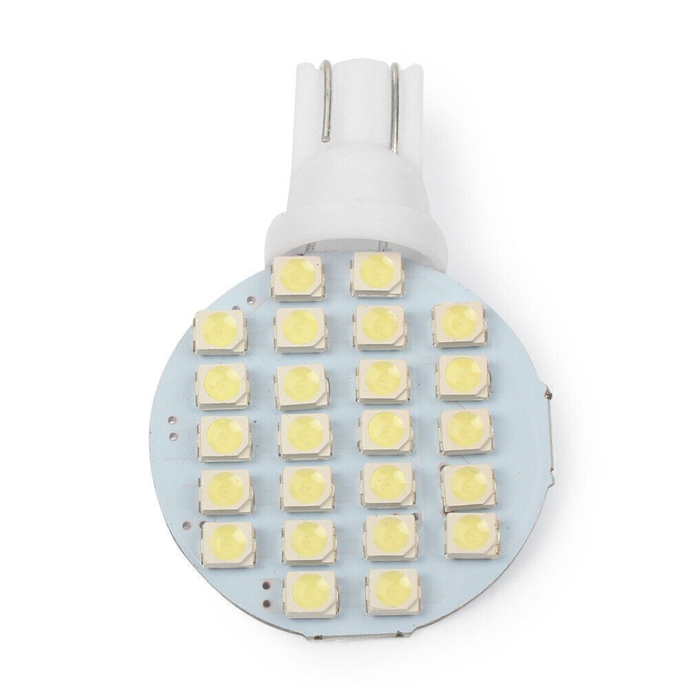 20x T10/921/194 RV Trailer Landscaping 24SMD Interior LED Light Bulb Super White