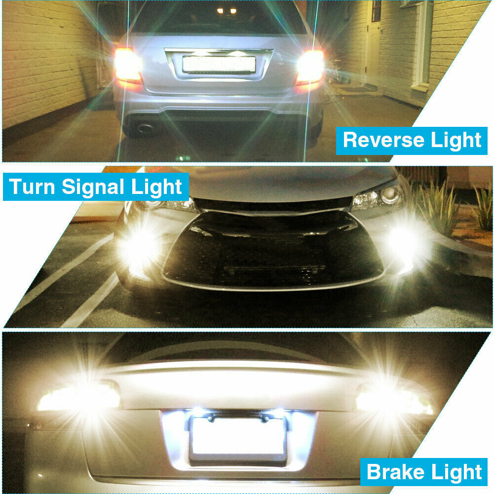 2Pack 12V White 67 89 97 631 5007 5008 R5W R10W 1156 LED Bulb Mini BA15S for Car
