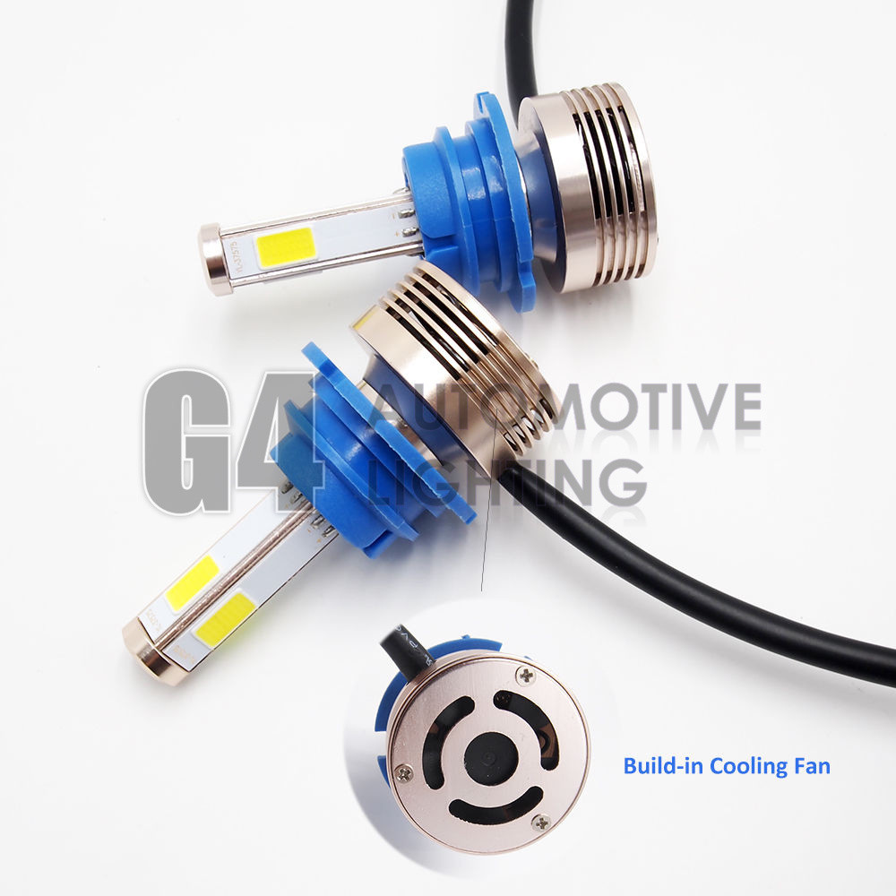 2x 4-Side H16 5202 LED Fog Light Kit Bulbs 80W Super Bright 6000K Crystal White