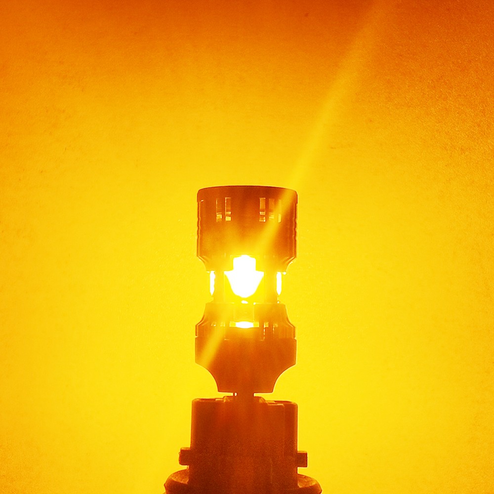 7440 LED Bulbs Amber Yellow with Built-in Resistor Anti Hyper Flash 7440NA T20