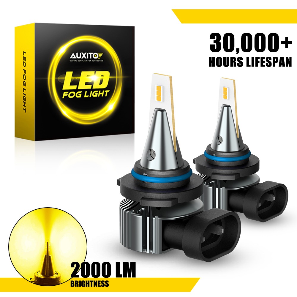 Canbus 100W 9006 HB4 LED Fog Lamp Light 3000K Golden Yellow Fanless Free Return