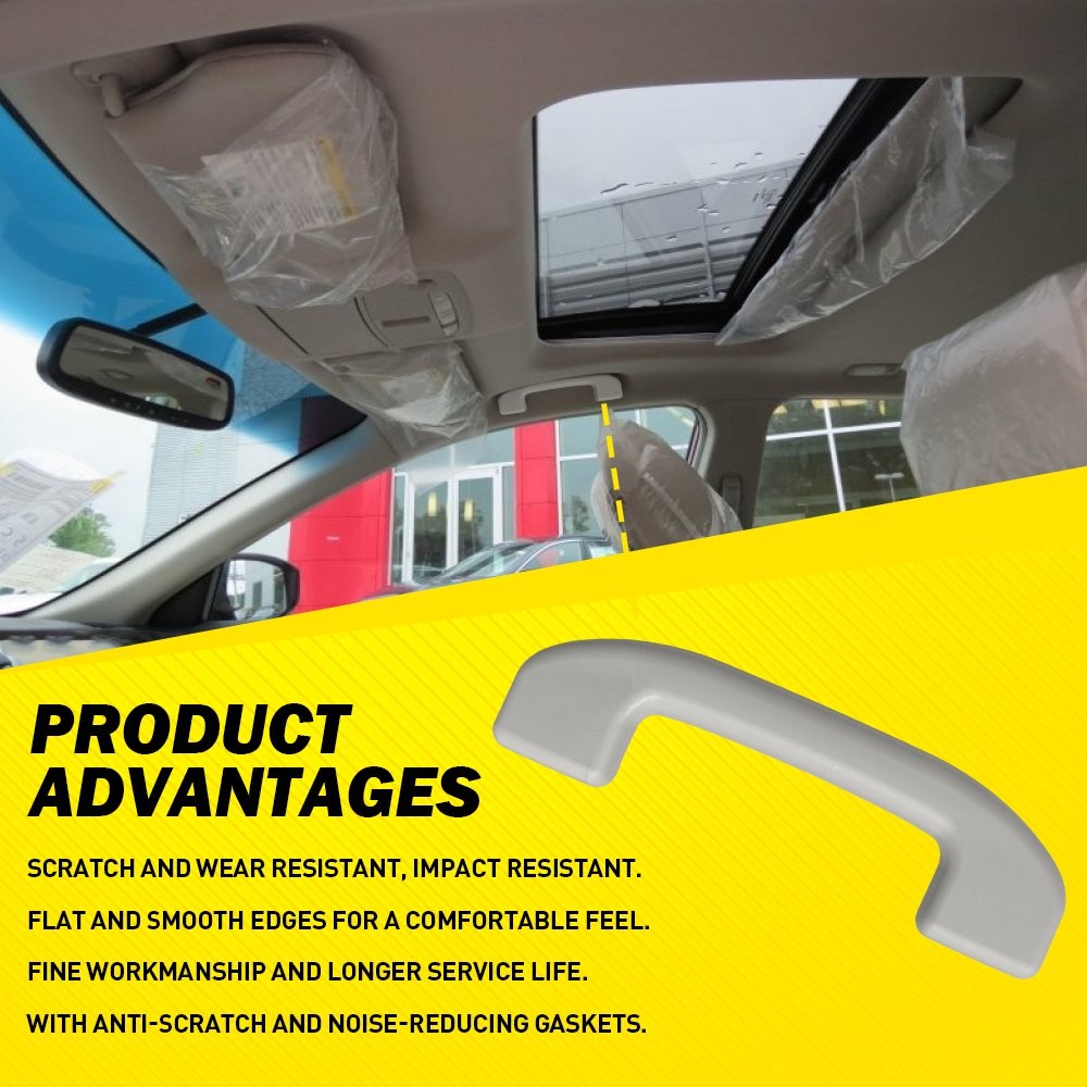 739406CA0A Car Roof Handle Ceiling Armrest Grip Pull Hand For Nissan Gray 1-5SET