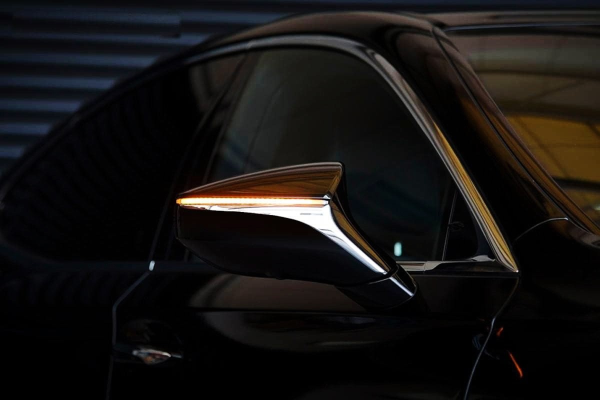 Smoke Lens LED Sequential Blink Side Mirror Lights For Lexus IS ES LS RC LC UX