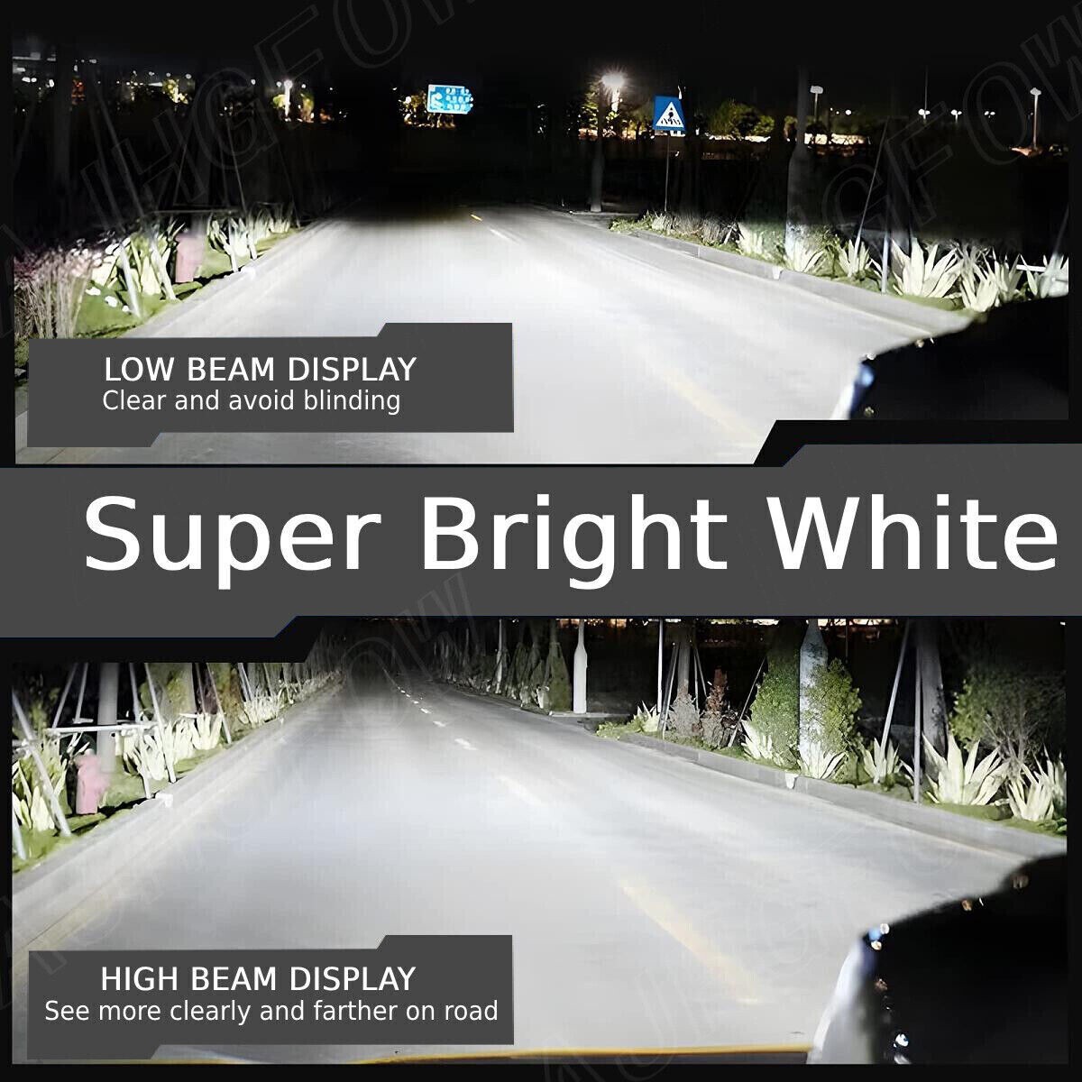 For Ford EcoSport 2018-2020 4x LED Headlight High/Low Combo Lights Bulbs