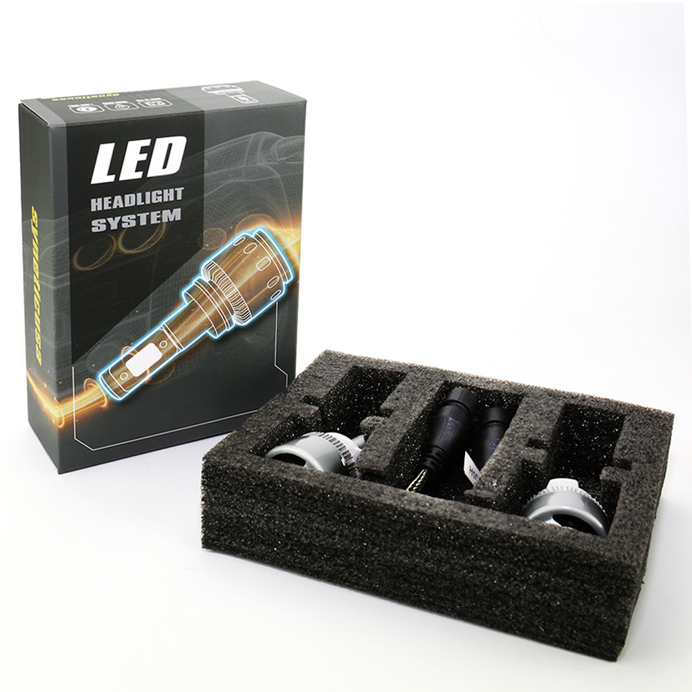 Syneticusa 9005 HB3 LED Headlight 6000K White Light Bulb Conversion Kit Hi Beam