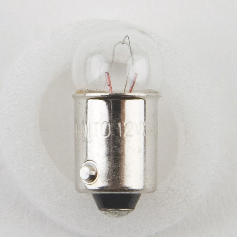 Polarg M1256 (400) 12V 3.4W G10 Clear Motorcycle Bulb / Made in Japan Quantity=2