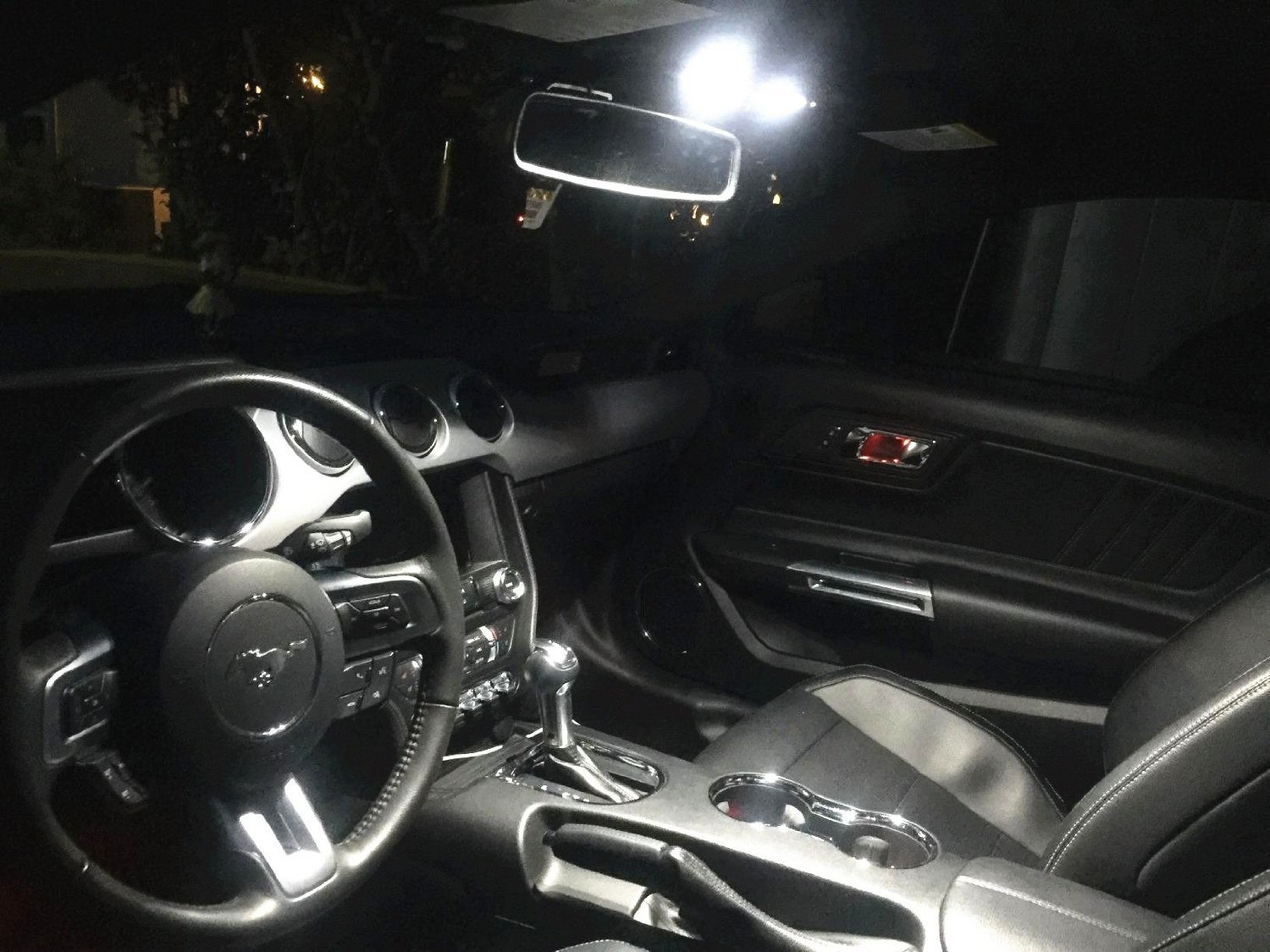 Alla Lighting 2pc 800LM 3030 6-LED Dome Map Trunk Light Festoon Bulb 578,White