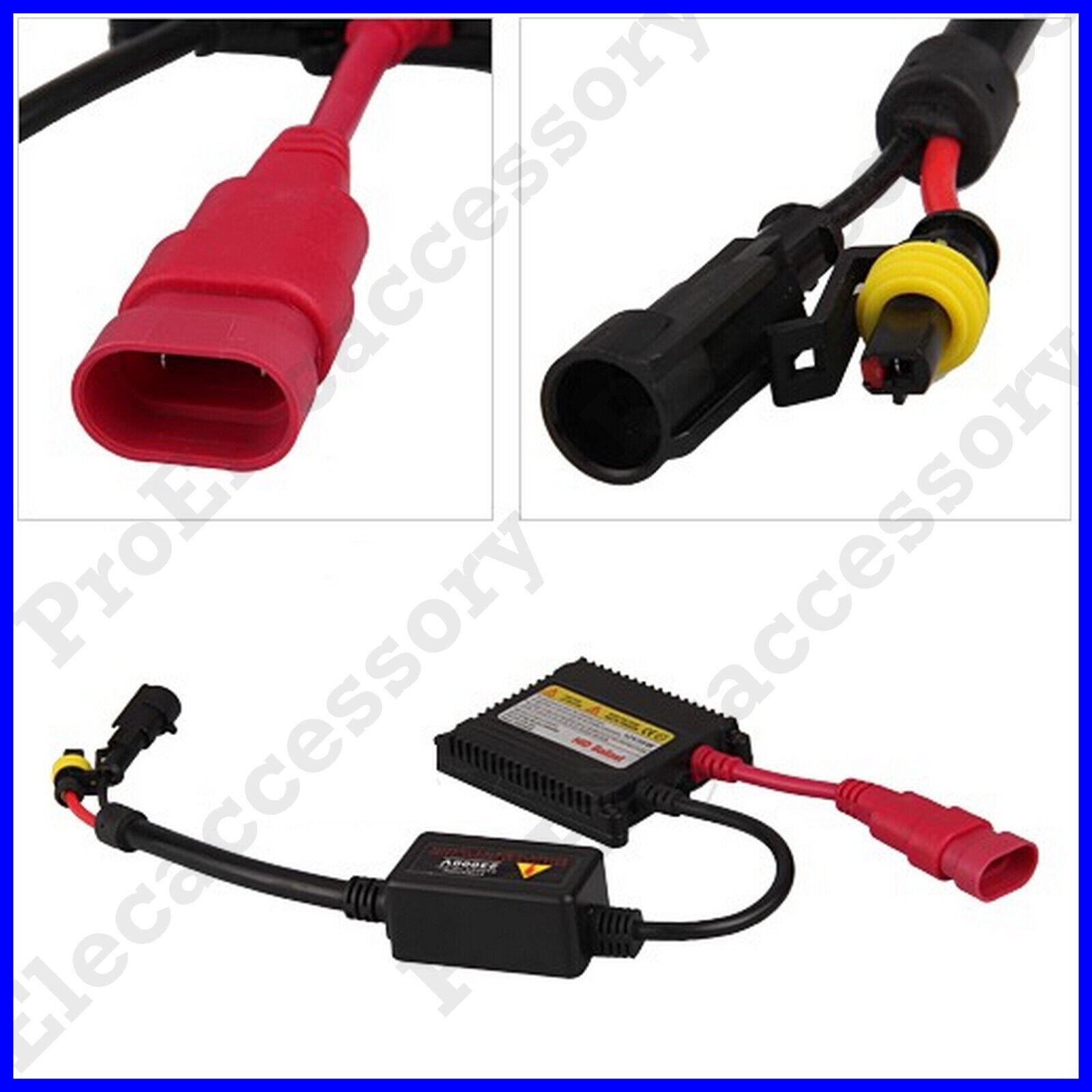 2 Ballasts In 55W For Xenon HID Conversion Kit Input Voltage: DC9V-DC16V