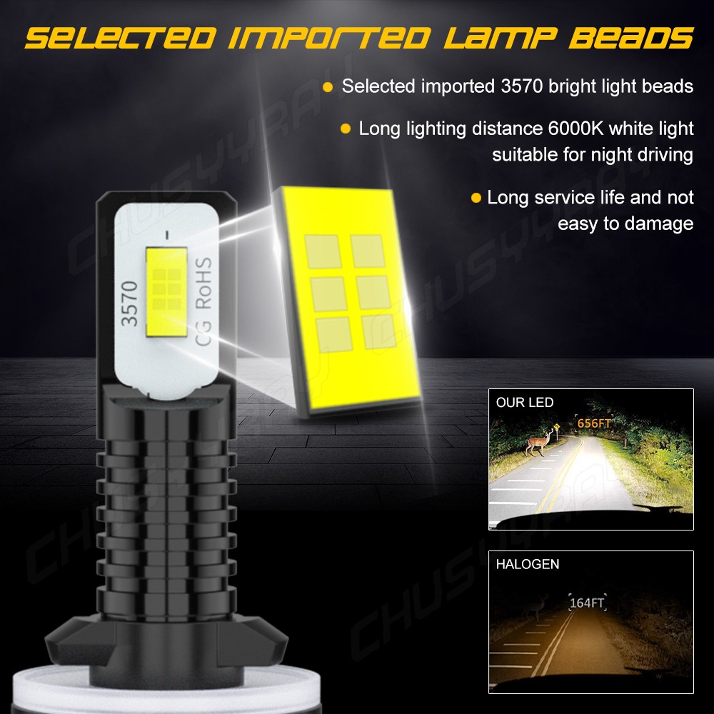9005 9006 880 LED Headlight Fog Light Combo White For Chevy Silverado 1500 99-02