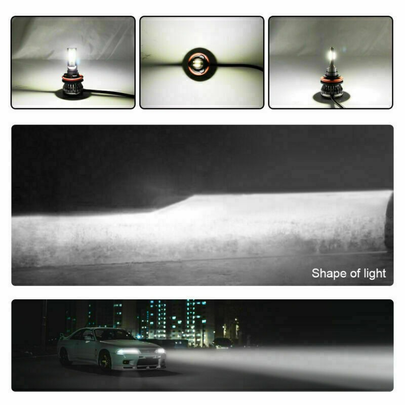 2X H4/HB2/9003 MINI1 LED Headlight 36W 8000LM COB Bulbs Kit Hi/Low Beam 6000K UE