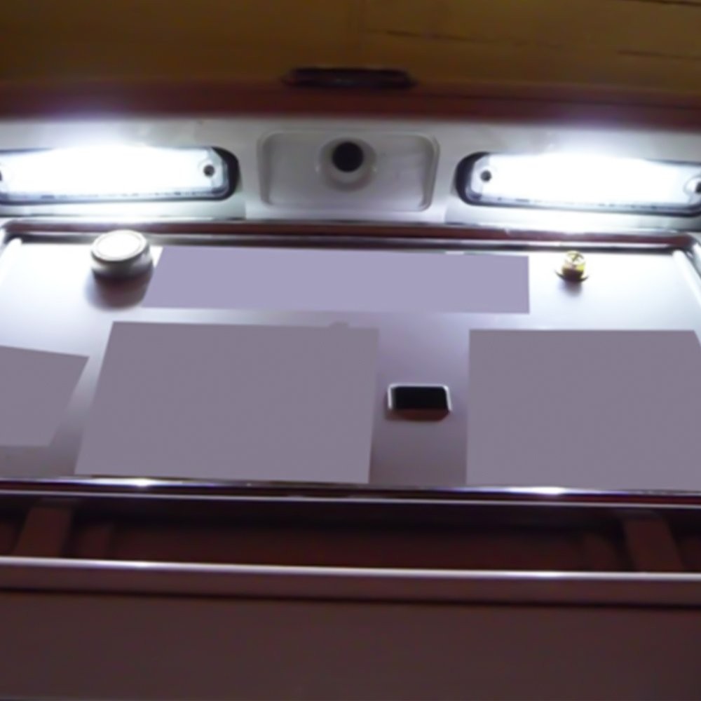 LED License Plate Lamp for 92-00 Civic Honda 2 Door Coupe Rear Tag Light EOJ