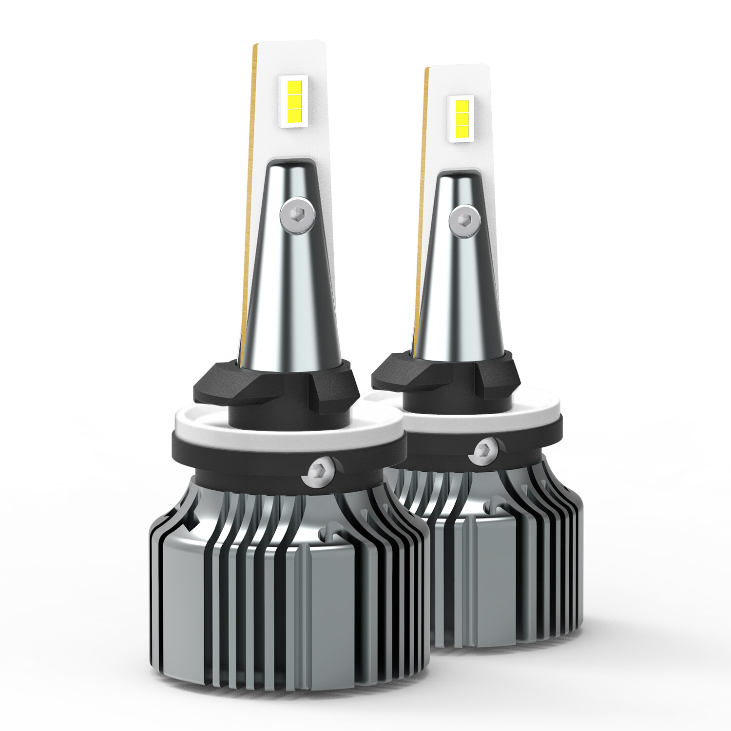 AUXITO H27W/2 881 White LED Fog Light Bulbs DRL Conversion Kit 6500K White