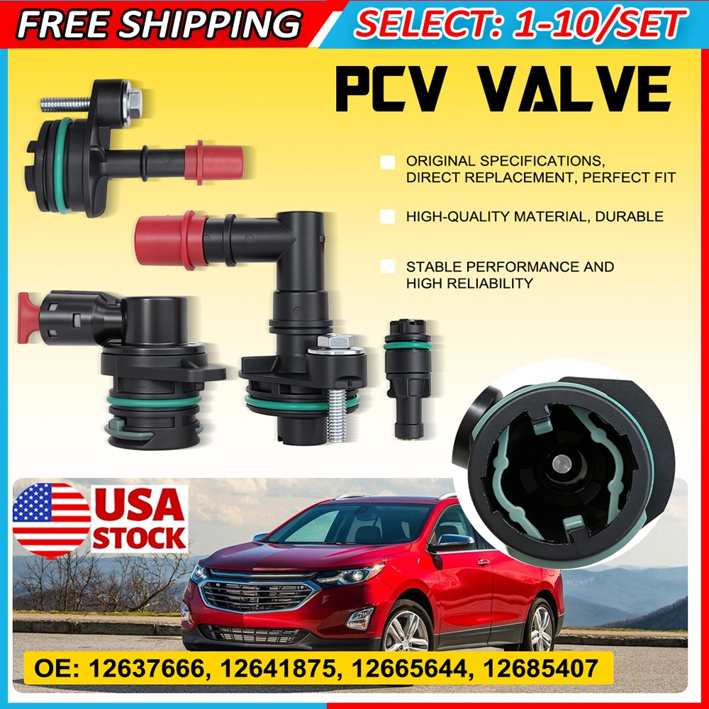 4-40x Fit Chevrolet Malibu Cadillac ATS Positive Crankcase Ventilation PCV Valve